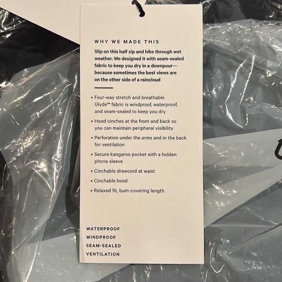 Lululemon Rain Jacket - Picture 5 of 5